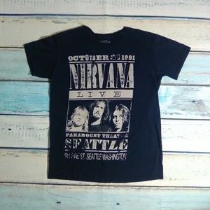 Nirvana Live Paramount Theatre Seattle WA Band Tee